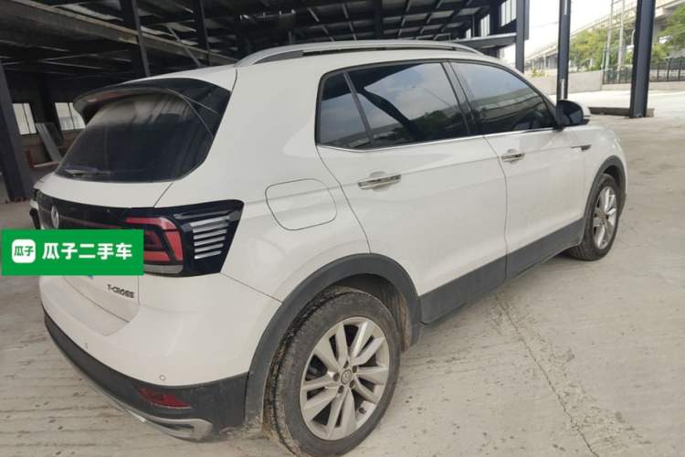 Used Volkswagen T-Cross 2019 1.5L Automatic Comfort Edition Rear Right 45 Deg