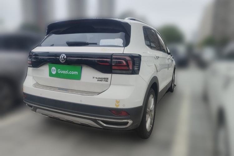 Used Volkswagen T-Cross 2019 280TSI DSG Comfort Edition Rear Right 45 Deg
