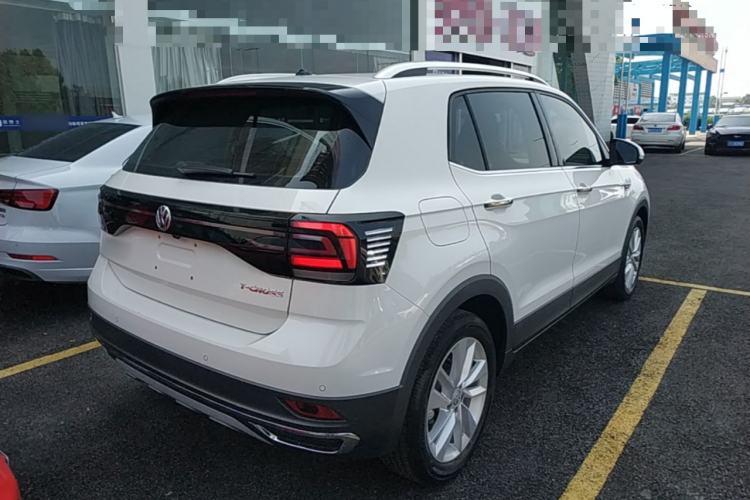 Used Volkswagen T-Cross 2019 1.5L Automatic Comfort Edition Rear Right 45 Deg