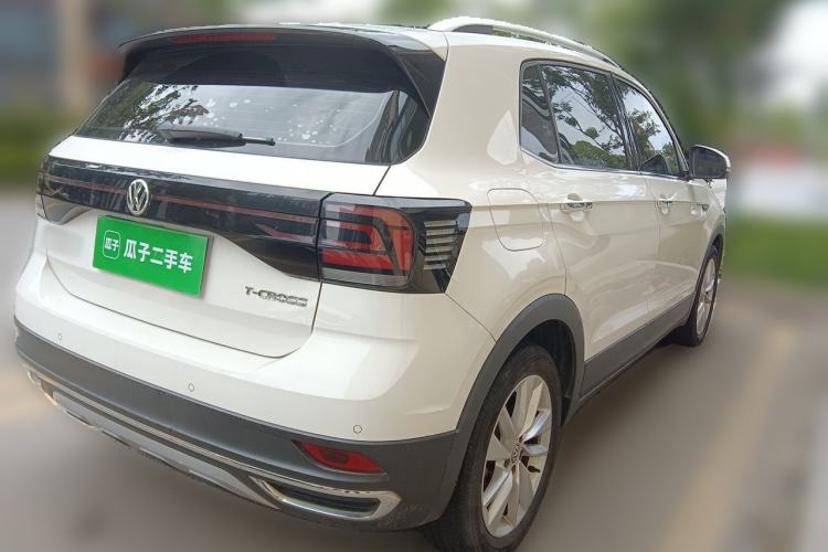 Used Volkswagen T-Cross 2019 1.5L Automatic Comfort Edition Rear Right 45 Deg