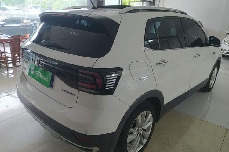 Used Volkswagen T-Cross 2019 1.5L Automatic Comfort Edition Rear Right 45 Deg