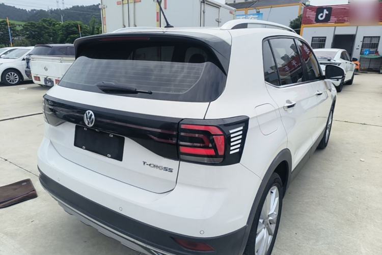 Used Volkswagen T-Cross 2019 1.5L Automatic Comfort Edition Rear Right 45 Deg