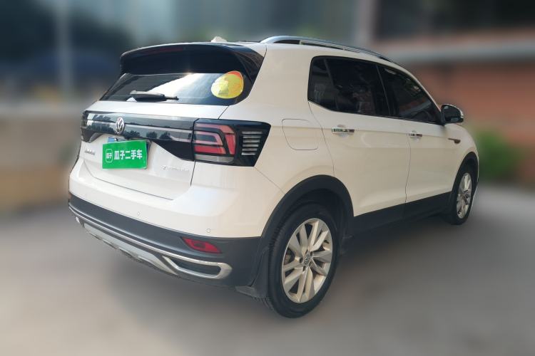 Used Volkswagen T-Cross 2019 280TSI DSG Comfort Edition Rear Right 45 Deg