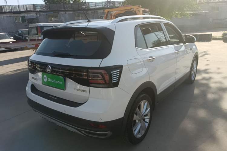 Used Volkswagen T-Cross 2019 1.5L Automatic Comfort Edition Rear Right 45 Deg