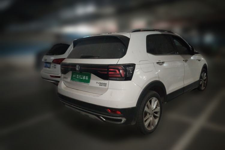 Used Volkswagen T-Cross 2019 280TSI DSG Comfort Edition Rear Right 45 Deg