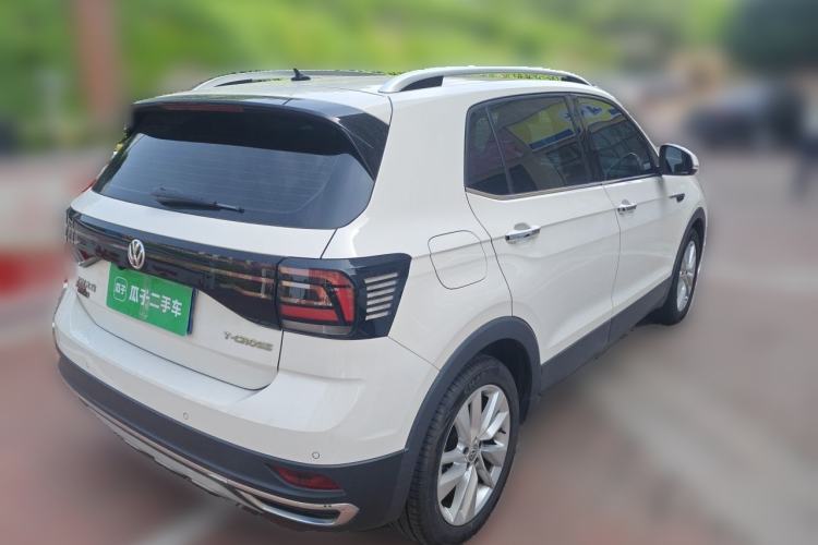 Used Volkswagen T-Cross 2019 1.5L Automatic Comfort Edition Rear Right 45 Deg