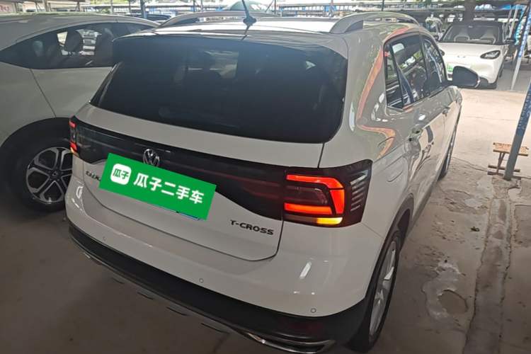 Used Volkswagen T-Cross 2019 1.5L Automatic Comfort Edition Rear Right 45 Deg