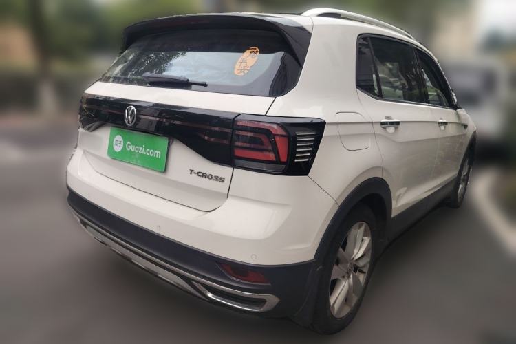 Used Volkswagen T-Cross 2019 1.5L Automatic Comfort Edition Rear Right 45 Deg