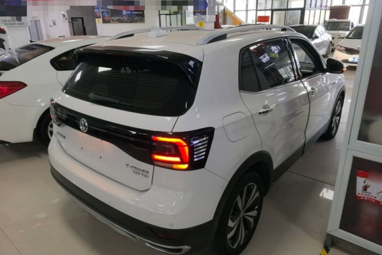 Used Volkswagen T-Cross 2019 280TSI DSG Luxury Edition Rear Right 45 Deg