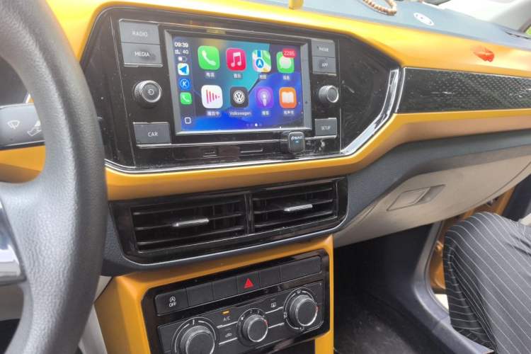 Used Volkswagen T-Cross 2019 1.5L Automatic Comfort Edition Audio And AC Panel