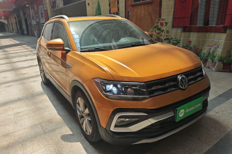 Used Volkswagen T-Cross 2019 1.5L Automatic Comfort Edition Front Right 45 Deg