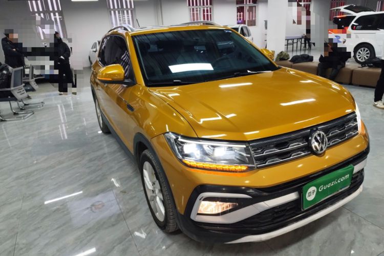 Used Volkswagen T-Cross 2019 1.5L Automatic Comfort Edition Front Right 45 Deg