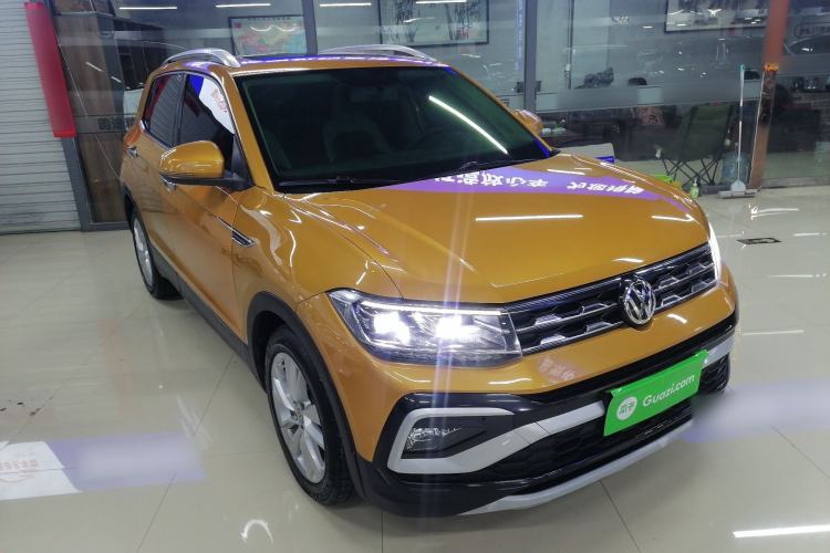 Used Volkswagen T-Cross 2019 1.5L Automatic Comfort Edition Front Right 45 Deg