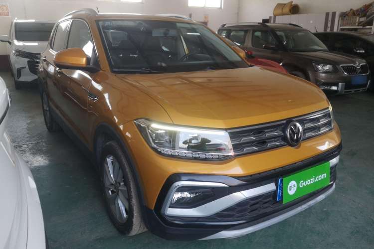 Used Volkswagen T-Cross 2019 1.5L Automatic Comfort Edition Front Right 45 Deg