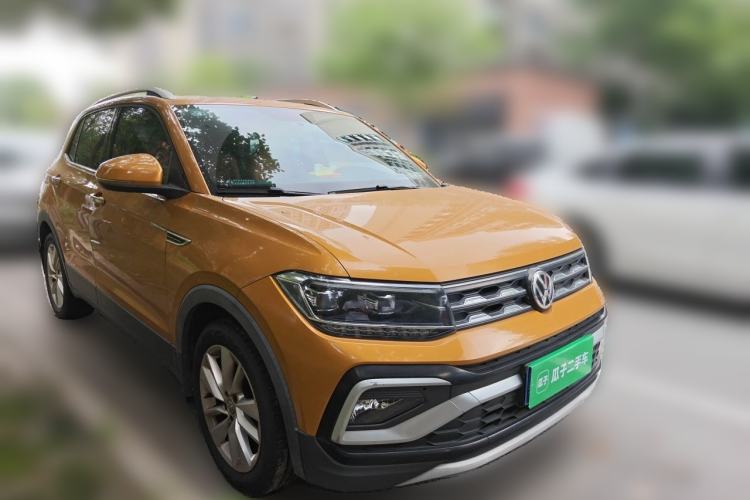 Used Volkswagen T-Cross 2019 1.5L Automatic Comfort Edition Front Right 45 Deg