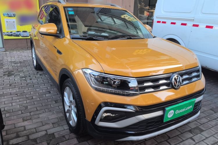 Used Volkswagen T-Cross 2019 1.5L Automatic Comfort Edition Front Right 45 Deg