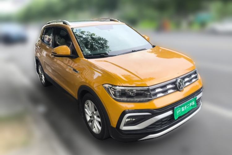 Used Volkswagen T-Cross 2019 280TSI DSG Comfort Edition Front Right 45 Deg