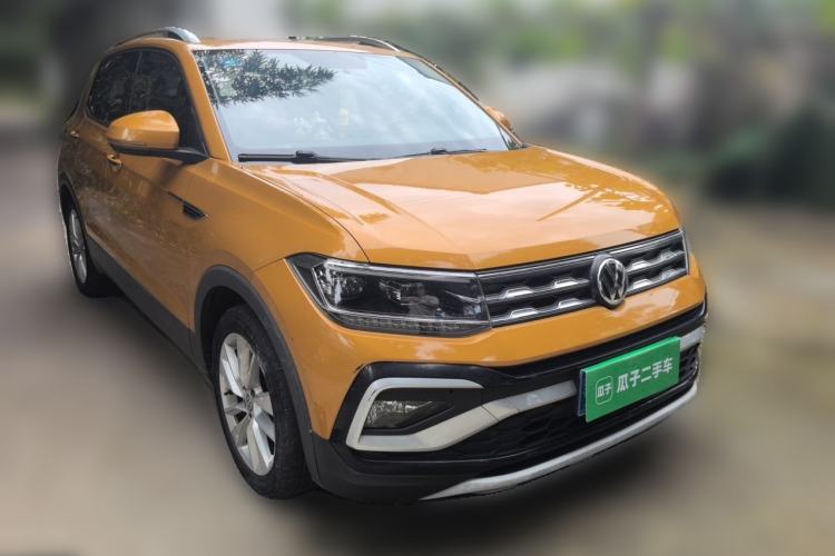 Used Volkswagen T-Cross 2019 1.5L Automatic Comfort Edition Front Right 45 Deg