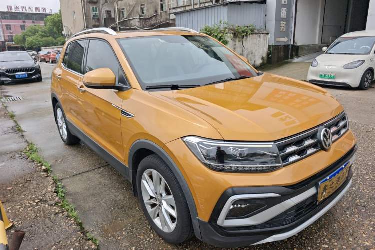 Used Volkswagen T-Cross 2019 1.5L Automatic Comfort Edition Front Right 45 Deg