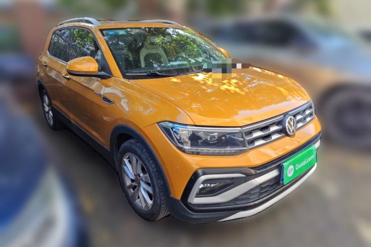 Used Volkswagen T-Cross 2019 1.5L Automatic Comfort Edition Front Right 45 Deg