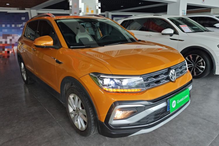 Used Volkswagen T-Cross 2019 1.5L Automatic Comfort Edition Front Right 45 Deg