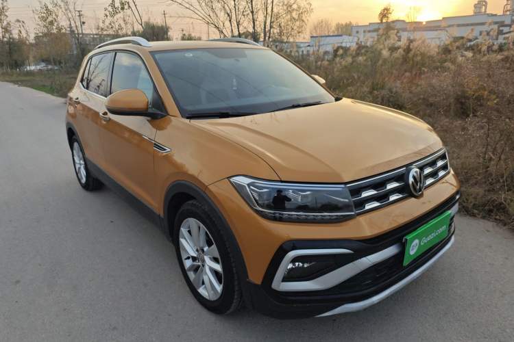 Used Volkswagen T-Cross 2019 280TSI DSG Comfort Edition Front Right 45 Deg