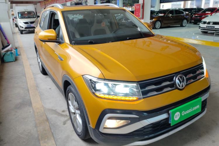 Used Volkswagen T-Cross 2019 280TSI DSG Comfort Edition Front Right 45 Deg