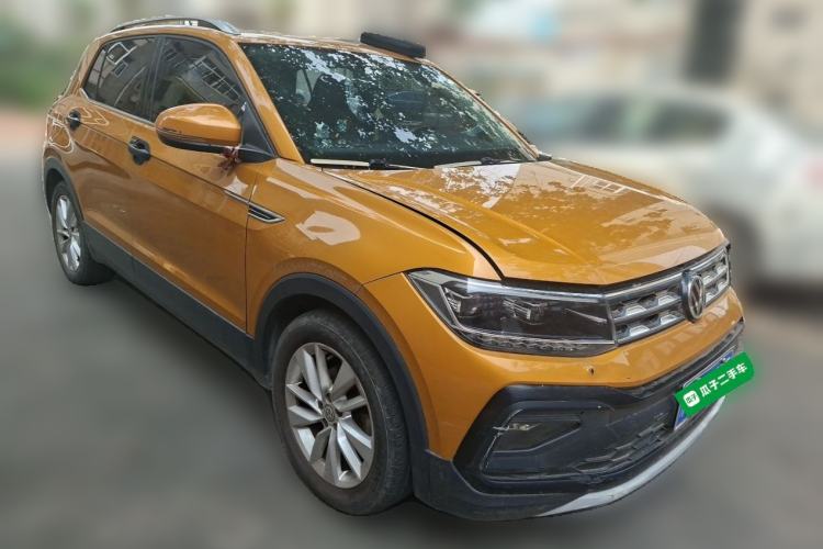 Used Volkswagen T-Cross 2019 1.5L Automatic Comfort Edition Front Right 45 Deg