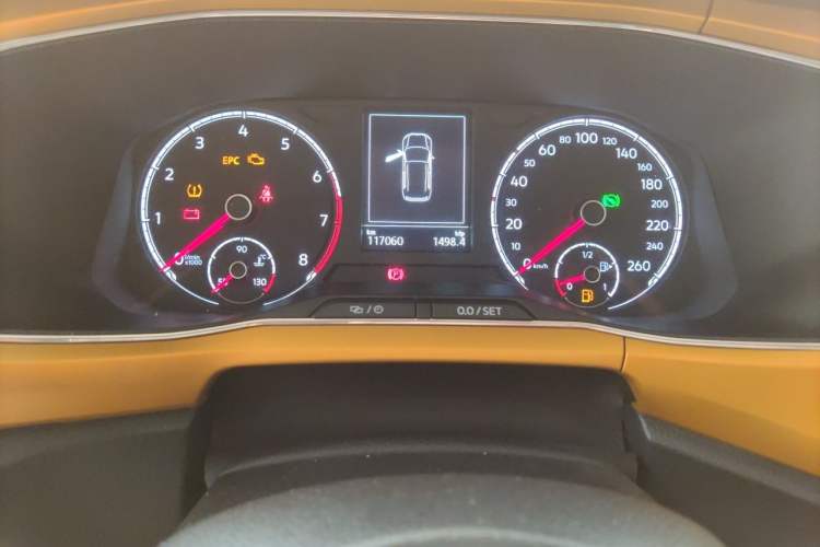 Used Volkswagen T-Cross 2019 1.5L Automatic Comfort Edition Odometer Close Up