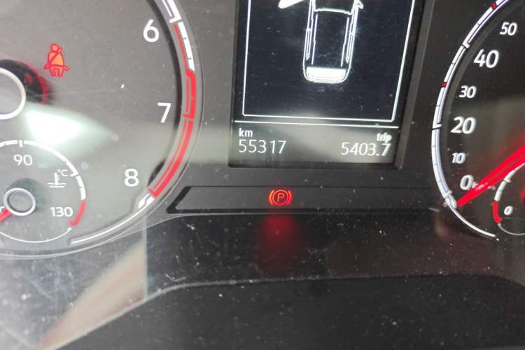 Used Volkswagen T-Cross 2019 1.5L Automatic Comfort Edition Odometer Close Up