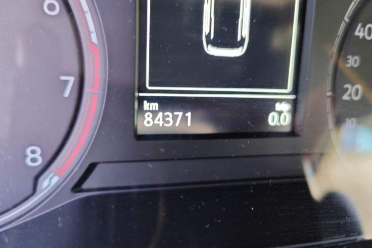 Used Volkswagen T-Cross 2019 1.5L Automatic Comfort Edition Odometer Close Up