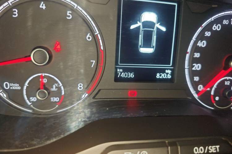 Used Volkswagen T-Cross 2019 280TSI DSG Comfort Edition Odometer Close Up