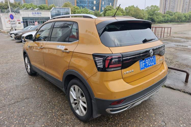 Used Volkswagen T-Cross 2019 1.5L Automatic Comfort Edition Rear Left 45 Deg