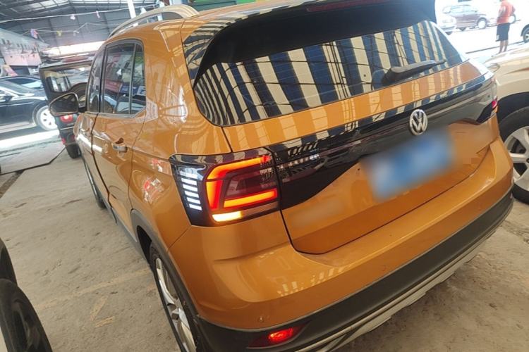 Used Volkswagen T-Cross 2019 1.5L Automatic Comfort Edition Rear Left 45 Deg