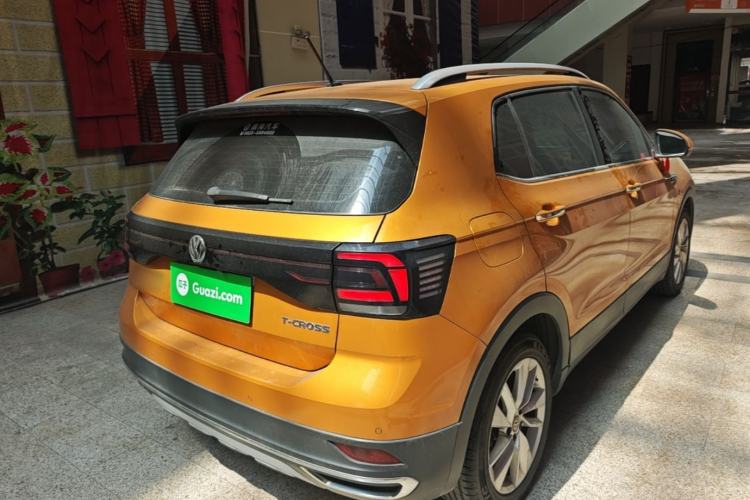 Used Volkswagen T-Cross 2019 1.5L Automatic Comfort Edition Rear Right 45 Deg