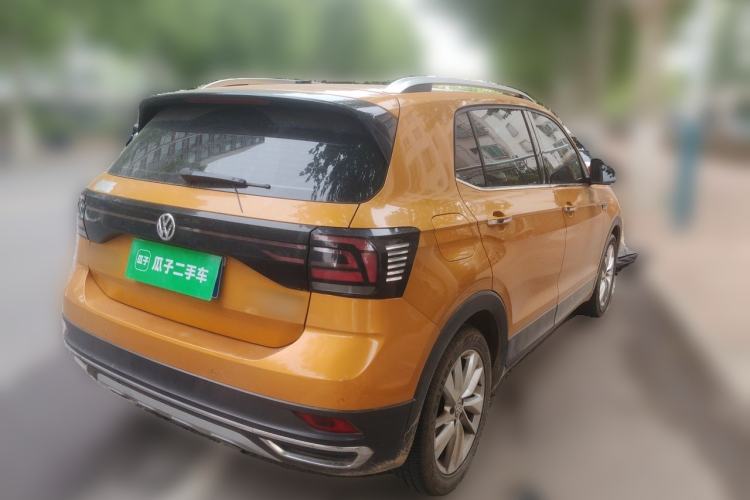 Used Volkswagen T-Cross 2019 280TSI DSG Comfort Edition Rear Right 45 Deg
