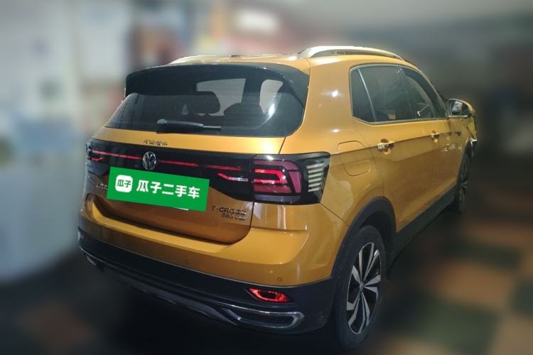 Used Volkswagen T-Cross 2019 280TSI DSG Luxury Edition Rear Right 45 Deg