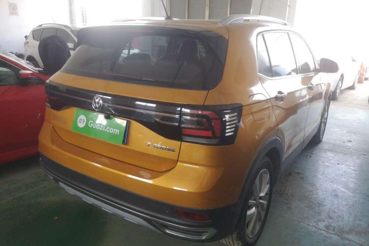 Used Volkswagen T-Cross 2019 1.5L Automatic Comfort Edition Rear Right 45 Deg