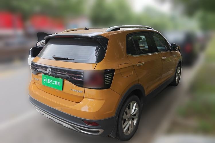 Used Volkswagen T-Cross 2019 1.5L Automatic Comfort Edition Rear Right 45 Deg