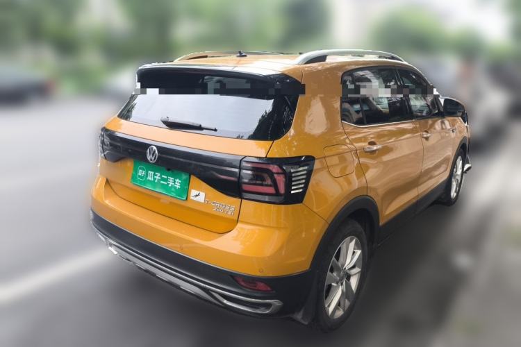 Used Volkswagen T-Cross 2019 280TSI DSG Comfort Edition Rear Right 45 Deg