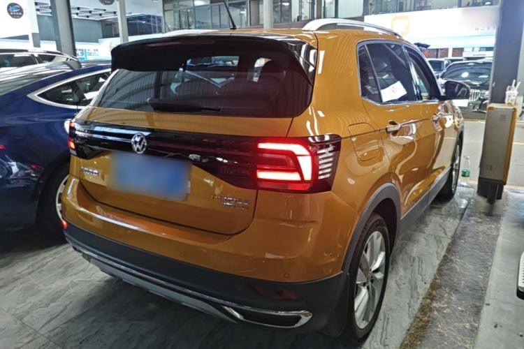 Used Volkswagen T-Cross 2019 280TSI DSG Comfort Edition Rear Right 45 Deg
