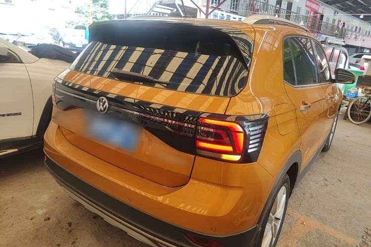Used Volkswagen T-Cross 2019 1.5L Automatic Comfort Edition Rear Right 45 Deg
