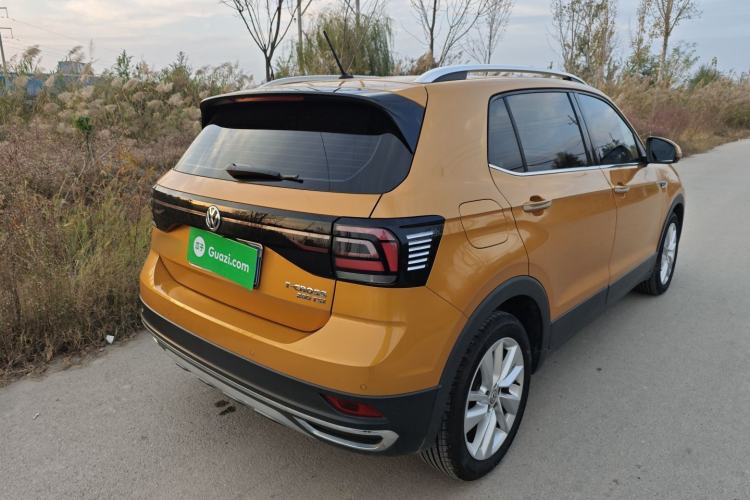 Used Volkswagen T-Cross 2019 280TSI DSG Comfort Edition Rear Right 45 Deg
