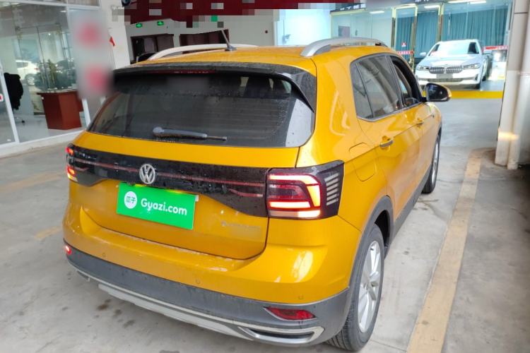 Used Volkswagen T-Cross 2019 280TSI DSG Comfort Edition Rear Right 45 Deg