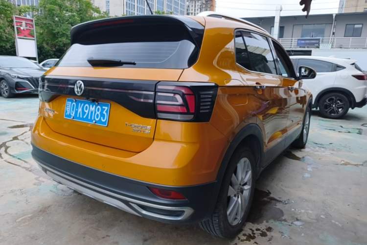 Used Volkswagen T-Cross 2019 280TSI DSG Comfort Edition Rear Right 45 Deg