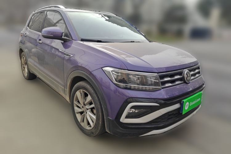 Used Volkswagen T-Cross 2020 280TSI DSG Comfort Edition Front Right 45 Deg