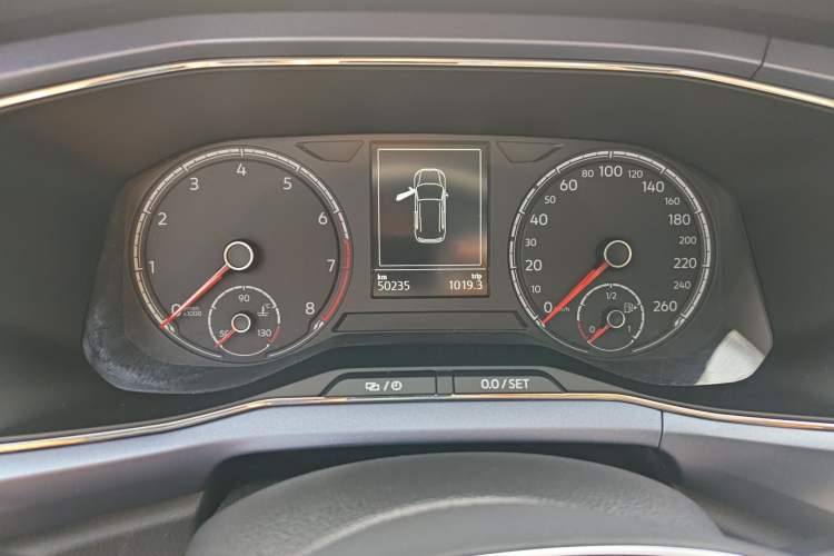 Used Volkswagen T-Cross 2020 280TSI DSG Comfort Edition Odometer Close Up