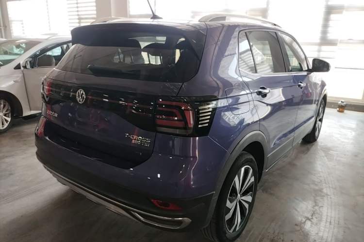 Used Volkswagen T-Cross 2020 280TSI DSG Luxury Edition Rear Right 45 Deg