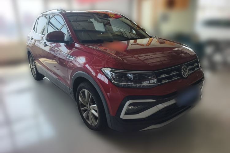 Used Volkswagen T-Cross 2020 280TSI DSG Comfort Edition Front Right 45 Deg