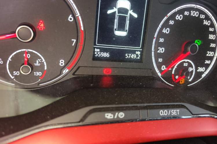 Used Volkswagen T-Cross 2020 280TSI DSG Comfort Edition Odometer Close Up